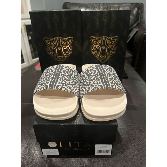 LITA by Ciara King Cheetah Print Sandal 40